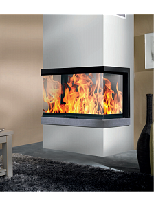 Топка Экокамин Дельта 1000КB (черный шамот)